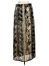 Vero Moda 100% Polyester Animal Print Gold Formal Skirt Size M - photo 2