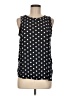 Ann Taylor LOFT 100% Polyester Black Sleeveless Blouse Size M (petite) - photo 1