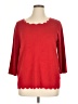 Cable & Gauge Red Pullover Sweater Size 1X - photo 1