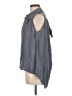 CAbi Gray Sleeveless Button-Down Shirt Size M - photo 5