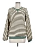 Wishlist Stripes Green Pullover Sweater Size Med - Lg - photo 1