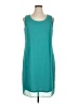 Another Thyme 100% Polyester Solid Teal Casual Dress Size 16 - photo 1