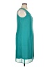 Another Thyme 100% Polyester Solid Teal Casual Dress Size 16 - photo 4