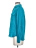 Theory 100% Silk Teal Long Sleeve Silk Top Size 00 - 0 - photo 5