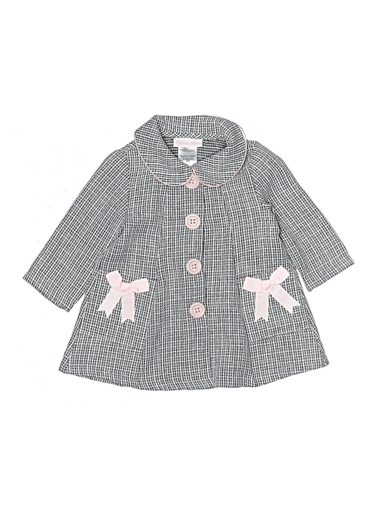 Pre-owned Bonnie Baby Babies' Coat In Gray