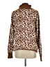 14th & Union Animal Print Brown Pullover Sweater Size L - photo 2