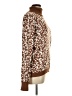 14th & Union Animal Print Brown Pullover Sweater Size L - photo 4