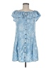 Mudd 100% Lyocell Paisley Blue Casual Dress Size M - photo 1