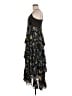 Cinq à Sept 100% Polyester Floral Black Cocktail Dress Size 6 - photo 5