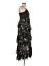 Cinq à Sept 100% Polyester Floral Black Cocktail Dress Size 6 - photo 4