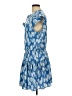 Mud Pie Paisley Blue Casual Dress Size L - photo 5