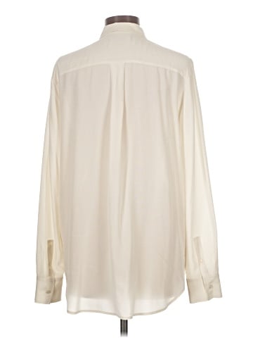 Everlane Long Sleeve Silk Top (view 2)