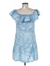 Mudd 100% Lyocell Paisley Blue Casual Dress Size M - photo 2