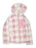 Roxy 100% Polyester Checkered-gingham Pink Coat Size S (kids) - photo 1