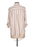 Vixbe Stripes Ivory 3/4 Sleeve Button-Down Shirt Size L (estimated) - photo 2