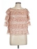 Express 100% Polyester Pink 3/4 Sleeve Blouse Size L - photo 1