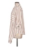 Vixbe Stripes Ivory 3/4 Sleeve Button-Down Shirt Size L (estimated) - photo 5