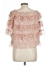 Express 100% Polyester Pink 3/4 Sleeve Blouse Size L - photo 2