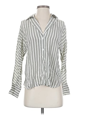 Club Monaco Long Sleeve Silk Top (view 1)