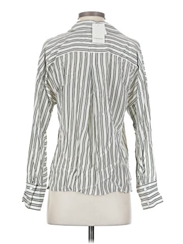 Club Monaco Long Sleeve Silk Top (view 2)