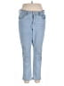 Levi's Solid Blue Jeans Size 14 - photo 1