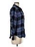 Rails 100% Rayon Plaid Blue Long Sleeve Button-Down Shirt Size M - photo 4