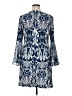 MSK Paisley Blue Casual Dress Size XL - photo 2