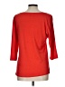 Eileen Fisher 100% Silk Red 3/4 Sleeve Top Size L - photo 2