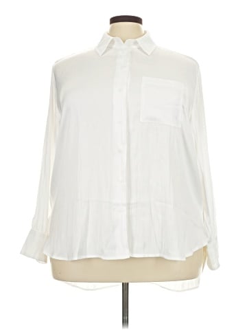 Lane Bryant Long Sleeve Blouse (view 1)