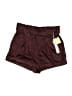 TGLA Solid Burgundy Shorts Size S - photo 1
