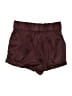 TGLA Solid Burgundy Shorts Size S - photo 2