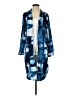 Thread Story 100% Polyester Blue Kimono Size S - photo 1