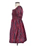 Draper James 100% Cotton Plaid Red Casual Dress Size S - photo 5