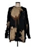 R13 100% Cotton Tie-dye Black Pullover Sweater Size M - photo 1