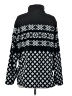 Lands' End 100% Polyester Houndstooth Black Pullover Sweater Size 1 - photo 2