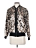 Silence and Noise 100% Polyester Metallic Gold Jacket Size S - photo 1