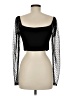 Boohoo Black Long Sleeve Top Size 6 - photo 2