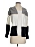 Aaeda Color Block Gray Cardigan Size S - photo 1