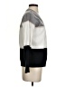 Aaeda Color Block Gray Cardigan Size S - photo 4
