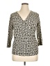 Talbots Ivory 3/4 Sleeve Blouse Size XL - photo 1