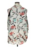Xhilaration 100% Polyester Green Sleeveless Blouse Size XL - photo 2