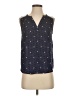 41Hawthorn Polka Dots Blue Sleeveless Blouse Size XS - photo 1