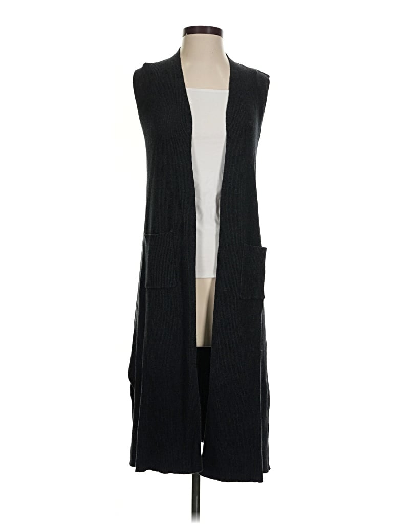 Pre-owned Coldwater Creek Sweater Vest In Black