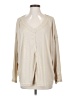 Pol Ivory Long Sleeve Blouse Size S - photo 1