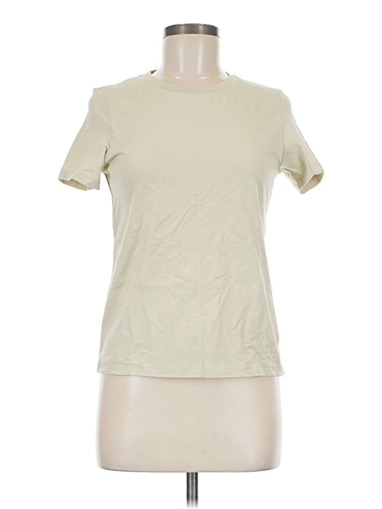 Pre-owned Assorted Brands Short Sleeve T-shirt In Ivory