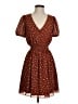 Madewell 100% Polyester Polka Dots Brown Casual Dress Size XS - photo 1