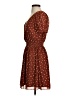 Madewell 100% Polyester Polka Dots Brown Casual Dress Size XS - photo 5