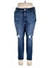 Boutique + Solid Blue Jeans Size 16 Plus - photo 1