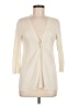 August Silk Ivory Cardigan Size M - photo 1