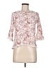 Papermoon 100% Rayon White 3/4 Sleeve Blouse Size M - photo 1